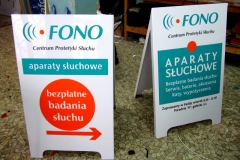 potykacz z grafiką z folii