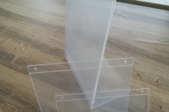 antyramy + prezenter z plexi