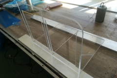 półka z plexi