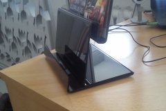 plexi stojak czarny